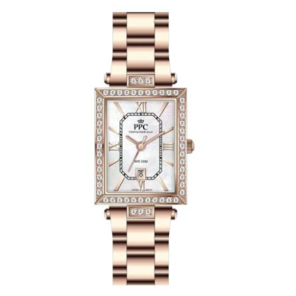 Paris Polo Club PPC-EC07-RG-WE White Dial Stainless Steel Women Watch
